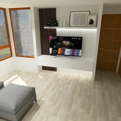 Sala de TV en segundo piso